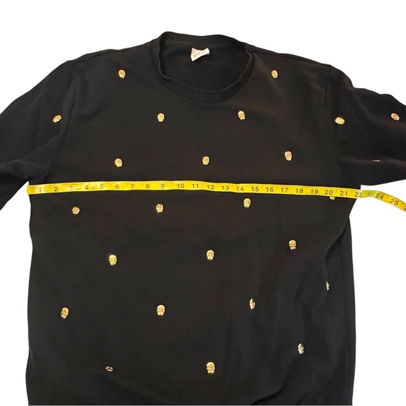 RARE FIND Vintage Zara iron skull sweatshirt authentic original Crew Neck XL - Picture 6 of 14